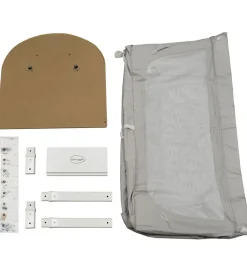 Senge*Shnuggle Barneseng - Ombygningssæt - 125x66 cm - Dove Grey