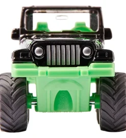 Biler, Tog Og Køretøjer*Siku Bil - Jeep Big Wheel - Sort/Grøn