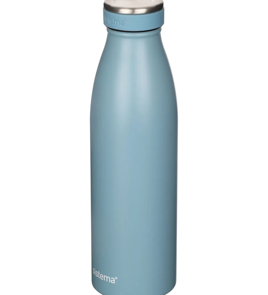 Termoflasker*Sistema Termoflaske - Stainless Steel - 500 ml - Lyseblå