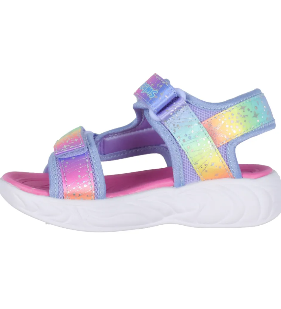 Blinkesko*Skechers Sandaler m. Lys - S Lights Unicorn Dreams - Blue/Multi