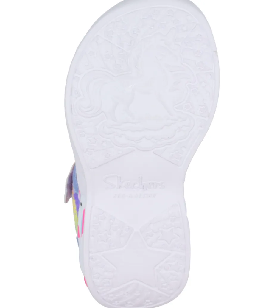 Blinkesko*Skechers Sandaler m. Lys - S Lights Unicorn Dreams - Blue/Multi