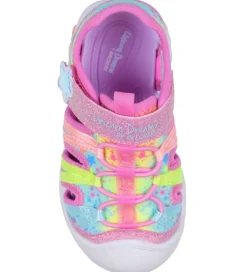 Blinkesko*Skechers Sandaler m. Lys - Unicorn Dreams Explorer - Pink/Multi