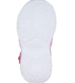 Blinkesko*Skechers Sandaler m. Lys - Unicorn Dreams Explorer - Pink/Multi