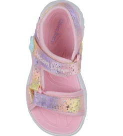 Skechers Sandaler m. Lys - Unicorn Dreams - Light Pink Multi