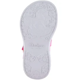 Blinkesko*Skechers Sandaler m. Lys - Unicorn Dreams - Pink/Multi