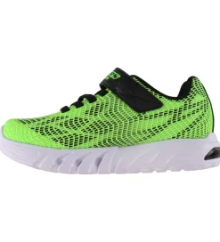 Blinkesko*Skechers Sko m. Lys - Flex-Glow Elite - Lime Black