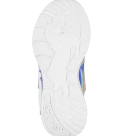 Blinkesko*Skechers Sko m. Lys - Unicorn Chaser - Blue/Multi