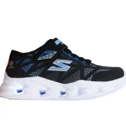 Blinkesko*Skechers Sko m. Lys - Vortex 2.0 - Black/Blue