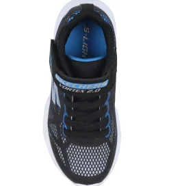 Blinkesko*Skechers Sko m. Lys - Vortex 2.0 - Black/Blue