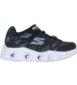 Blinkesko*Skechers Sko m. Lys - Vortex 2.0 - Black/Blue