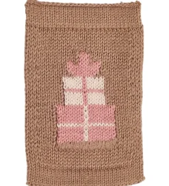 Flagranker|Dekoration*Smallstuff Strikket Flag - Fødselsdagsgaver - Rosa Motiv