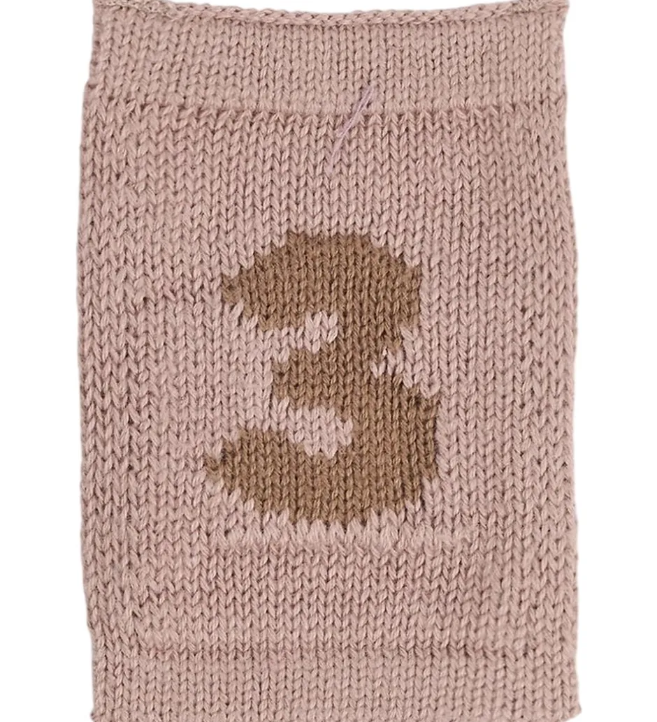 Smallstuff Strikket Flag - 3 - Rosa Tal