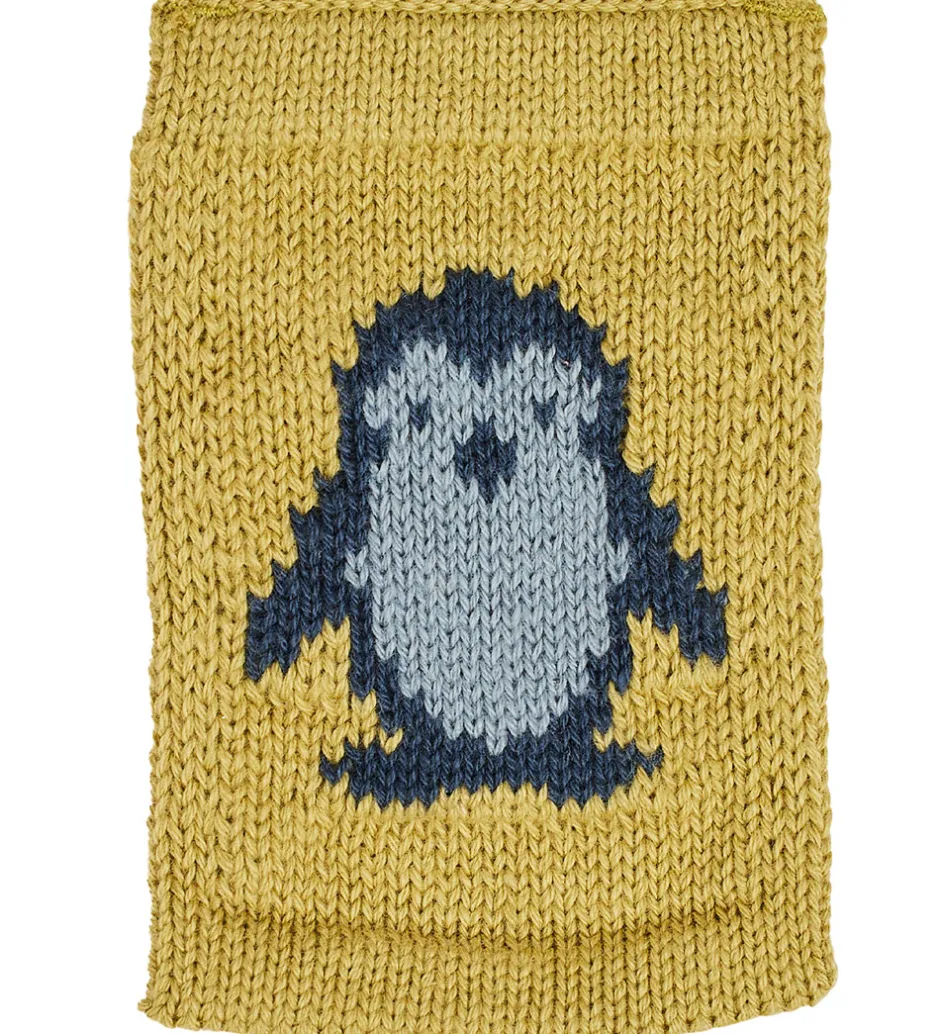 Flagranker*Smallstuff Strikket Flag - Pingvin - Blå Motiv