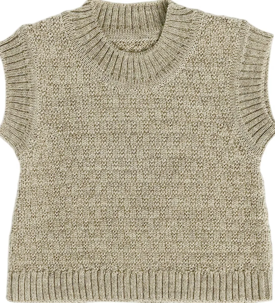 Veste*Smallstuff Vest - Uld - Nature Melange