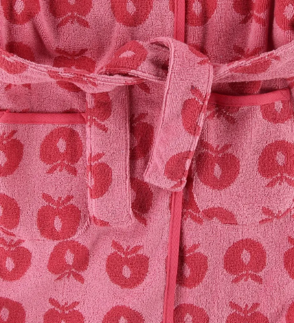Børn Småfolk Badekåbe - Sea Pink m. Æbler