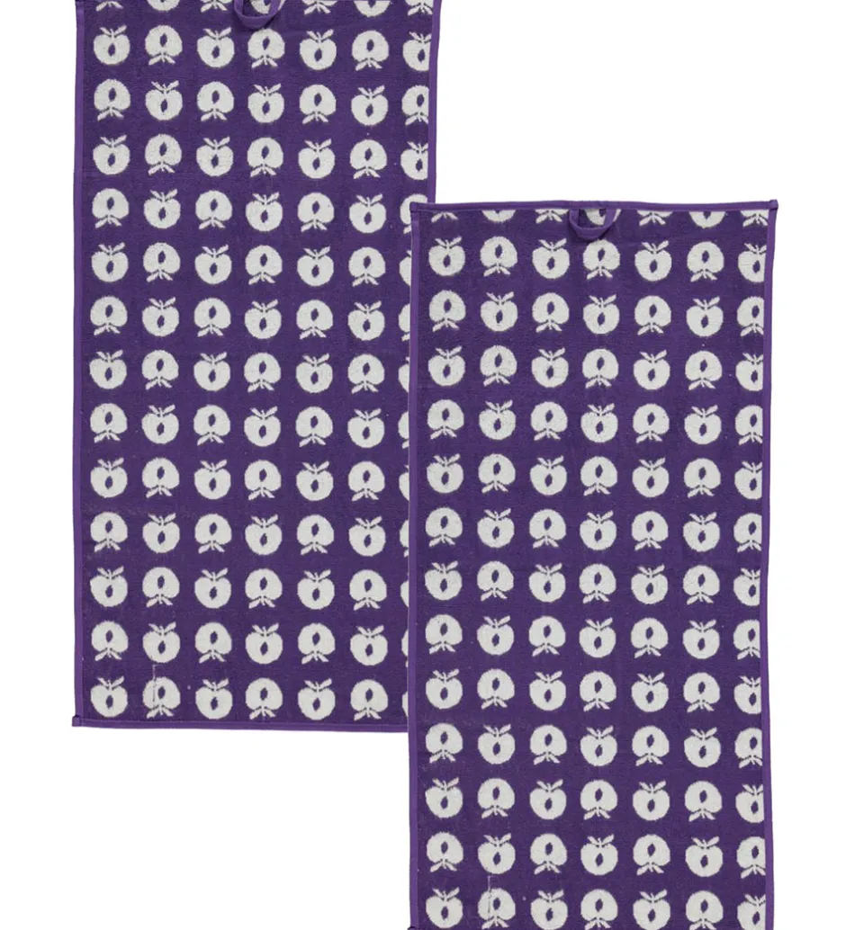 Håndklæder|Håndklæder*Småfolk Håndklæde - 2-pak - 50x100 - Purple Heart