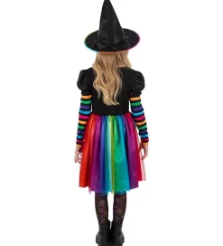 Smiffys Udklædning - Rainbow Witch - Multifarvet