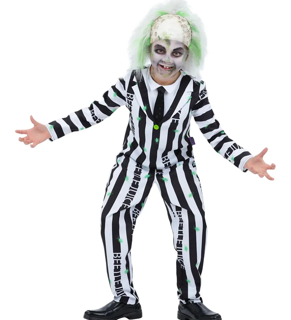 Smiffys Udklædning - Beetlejuice - Hvid/Sort