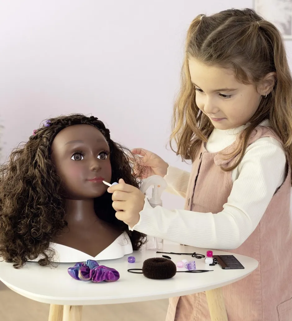 Smoby Frisørdukke m. Tilbehør - My Beauty Afro - 23 Dele