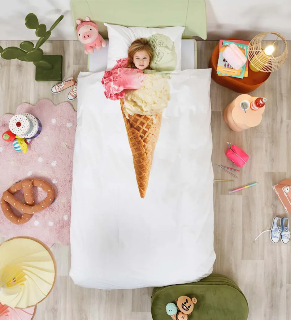 Sengetøj*Snurk Sengetøj - Voksen - Ice Cream