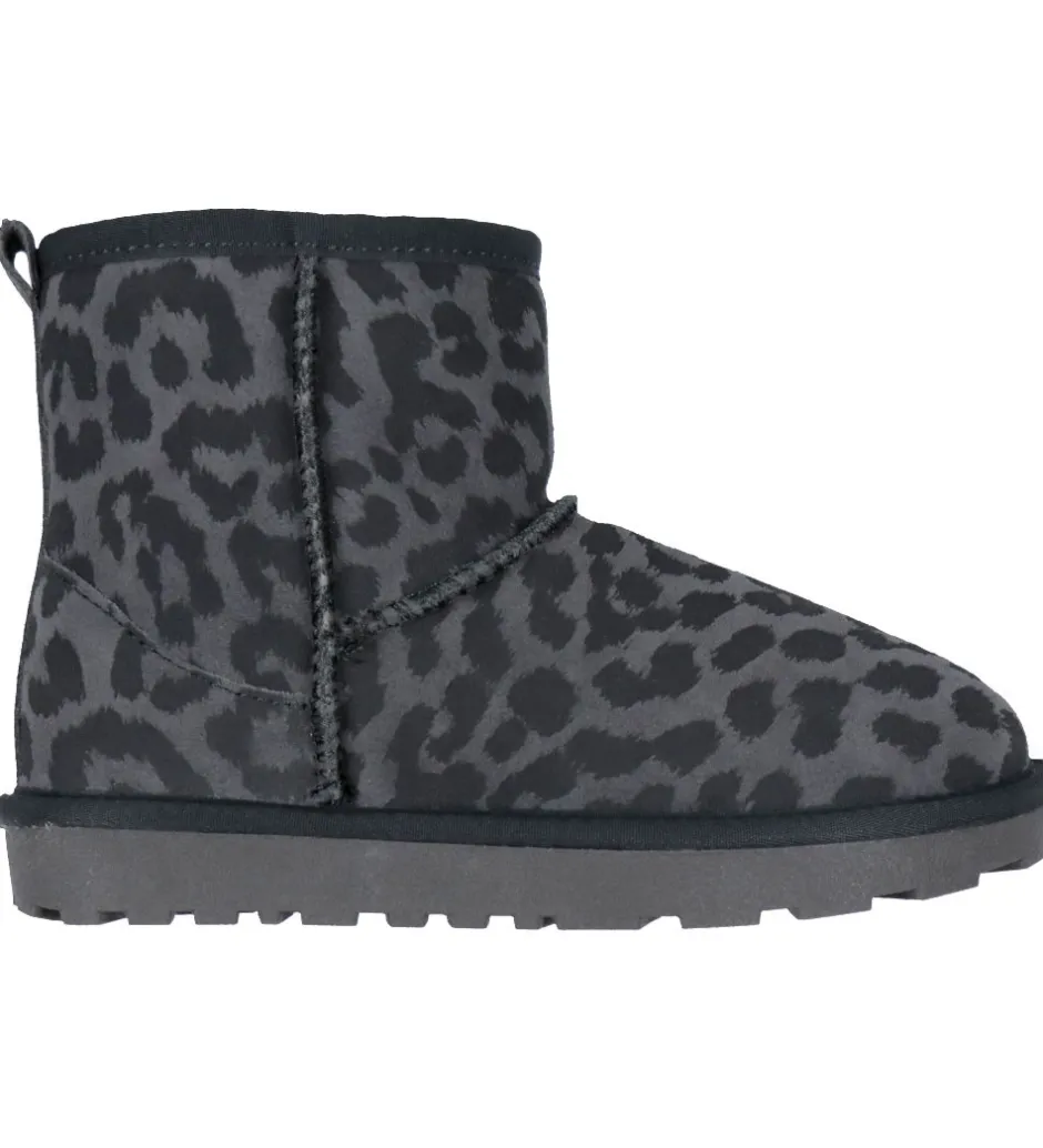 Bamsestøvler*Sofie Schnoor Bamsestøvler - Dictesy - Grå Leopard