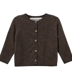 Børn Sofie Schnoor Cardigan - Strik - Uld - Cisse - Brown Fudge