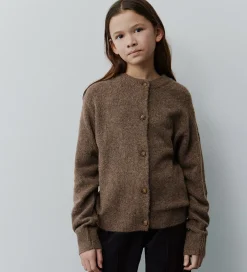 Børn Sofie Schnoor Cardigan - Strik - MauraSY - Brown Melange