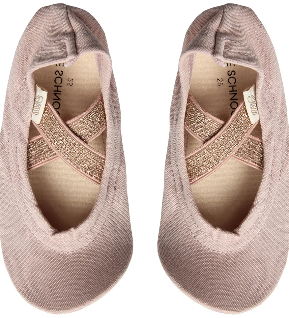 Sofie Schnoor Gymnastiksko - Dusty Rose m. Guldglimmer