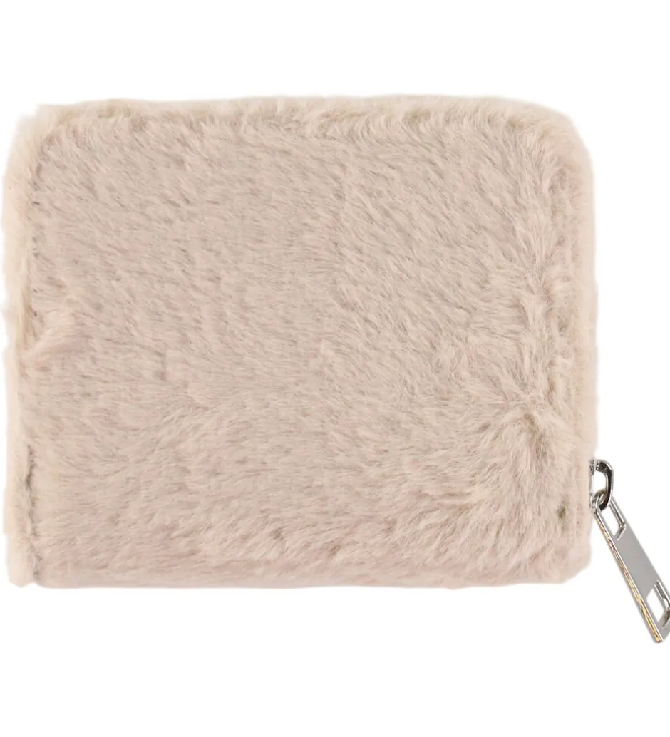 Sofie Schnoor Pung - Imiteret Pels - Beige m. Sølvglimmerhjerte