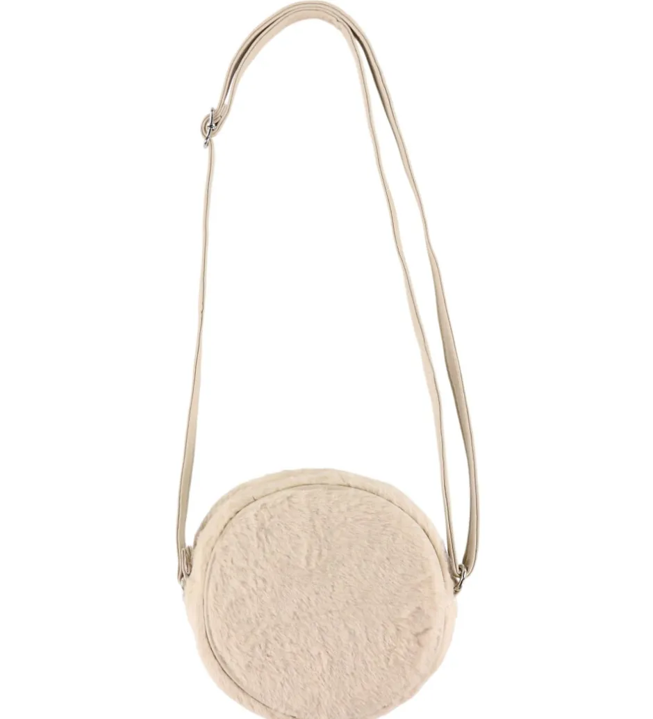 Sofie Schnoor Skuldertaske - Imiteret Pels - Mollysk - Beige m.