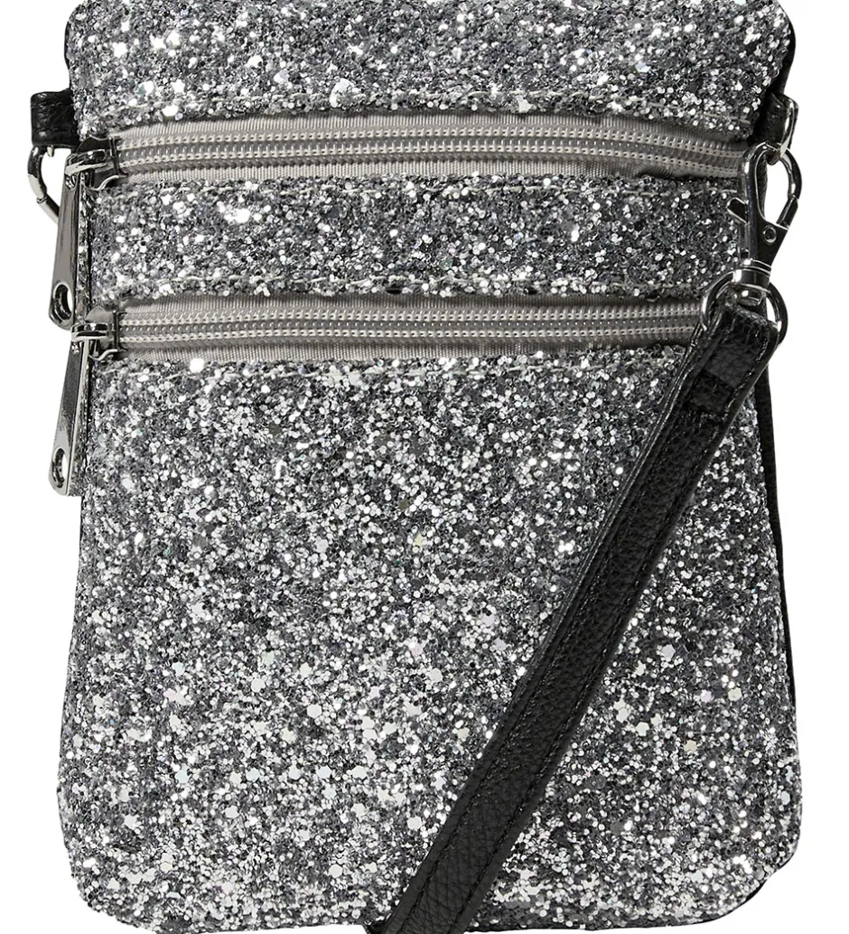 Skuldertasker*Sofie Schnoor Skuldertaske - Silver Glitter