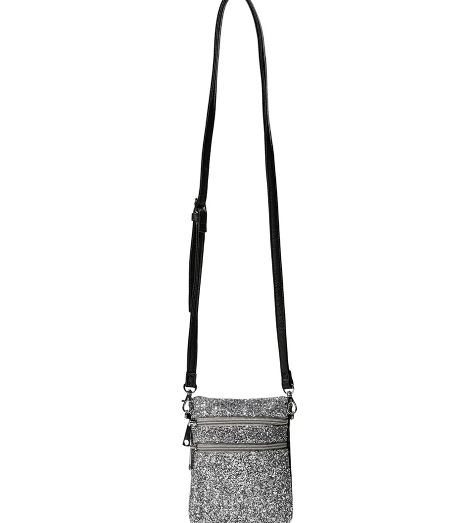 Skuldertasker*Sofie Schnoor Skuldertaske - Silver Glitter