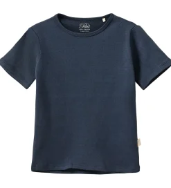 Børn Sofie Schnoor T-shirt - Rib - Dark Blue