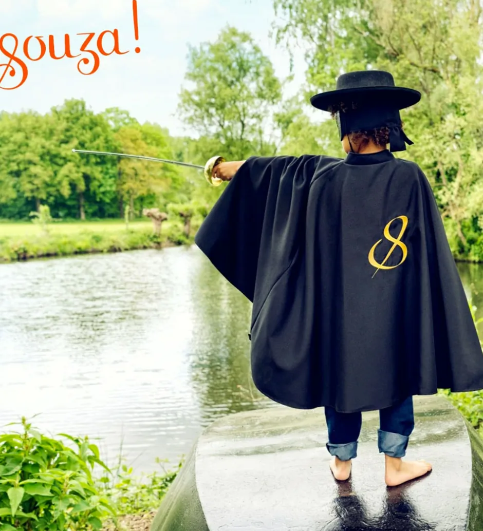 Udklædningstøj*Souza Udklædning - Zorro - Sort