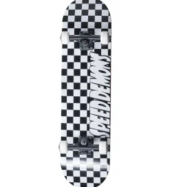 Skateboards*Speed Demons Skateboard - 7.5" - Checkers Komplet - Sort/Hvid
