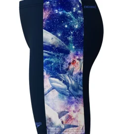 Svømmetøj*Speedo Badebukser - Digital Panel Jammer - Navy m. Hajer