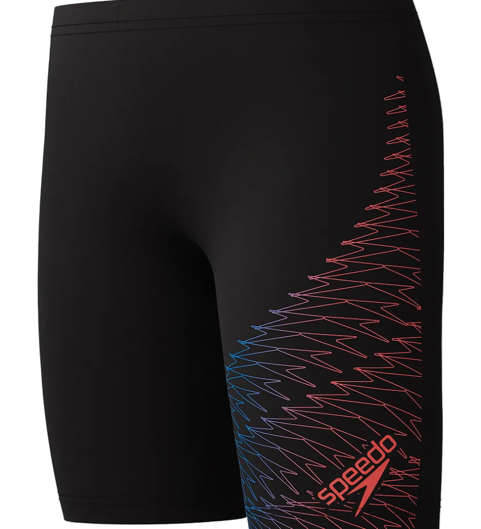 Svømmetøj|Svømning*Speedo Badebukser - Medley Logo - Sort m. Rød
