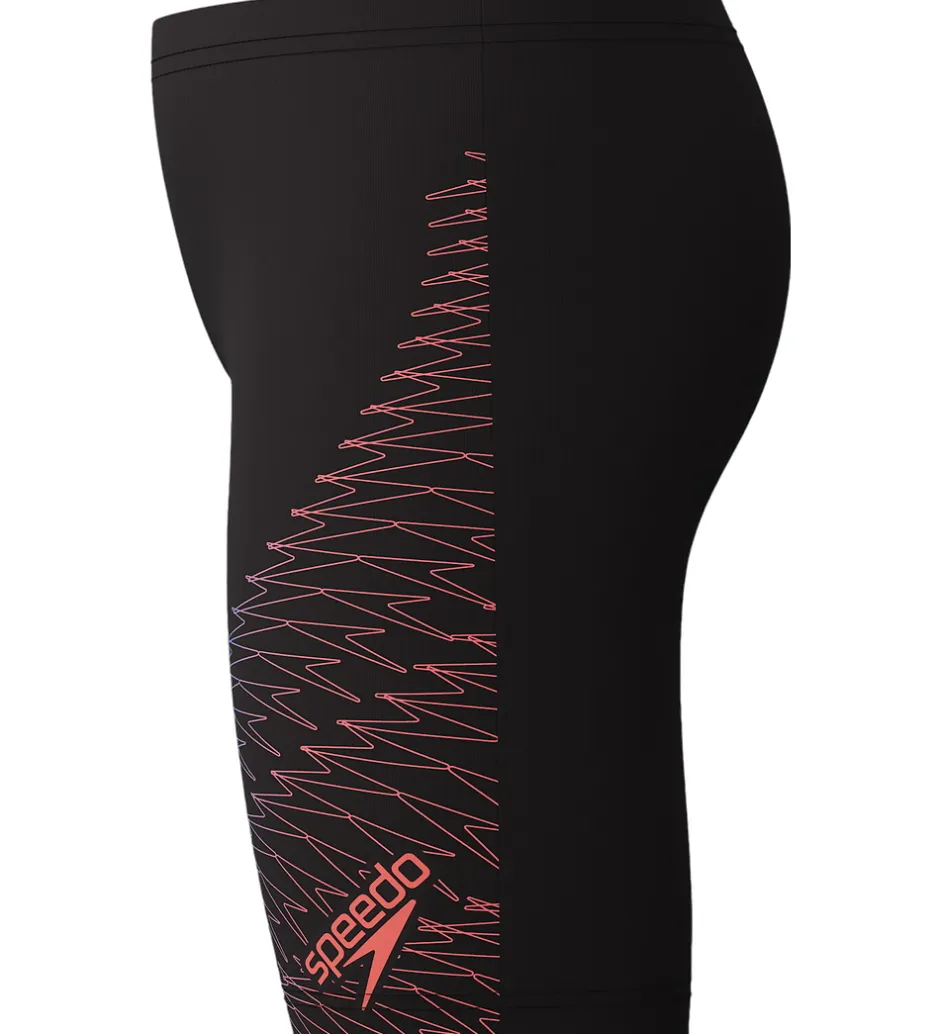 Svømmetøj|Svømning*Speedo Badebukser - Medley Logo - Sort m. Rød