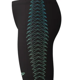 Svømmetøj|Svømning*Speedo Badebukser - Plastisol Placement - Sort m. Grøn