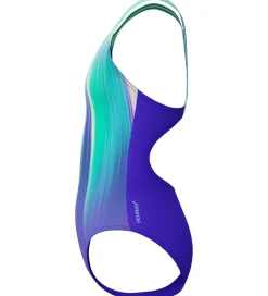 Svømmetøj|Svømning*Speedo Badedragt - Digi Placement Splashback - Grøn/Lilla