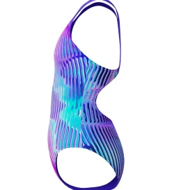 Svømmetøj|Svømning*Speedo Badedragt - Digital Allover Splashback - Lilla/Pink