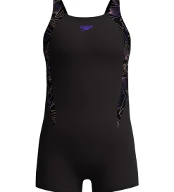 Svømning|Svømning*Speedo Badedragt - HyperBoom Splice Legsuit - Sort/Fersken