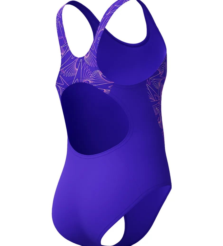 Svømmetøj|Svømning*Speedo Badedragt - HyperBoom Splice Muscleback - Lilla/Pink