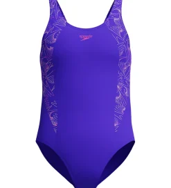 Svømmetøj|Svømning*Speedo Badedragt - HyperBoom Splice Muscleback - Lilla/Pink