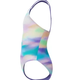 Svømmetøj|Svømning*Speedo Badedragt - Printed Twinstrap - Lilla/Grøn/Orange