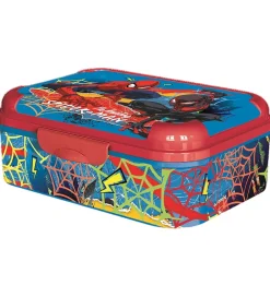 Spiderman Madkasse - 16x11x6,5 cm - Blå/Rød