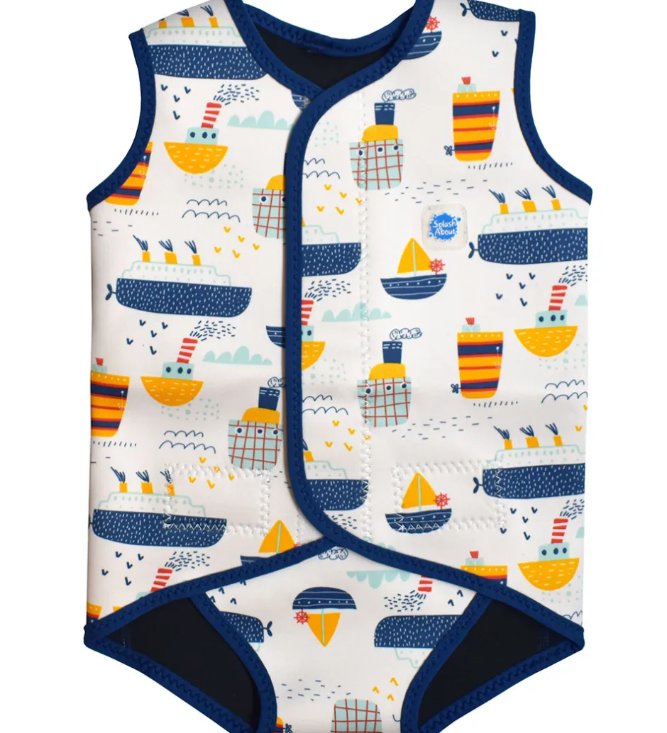 Våddragter|Snorkling*Splash About Neoprendragt - Baby Wrap - UV50+ - Tug Boat