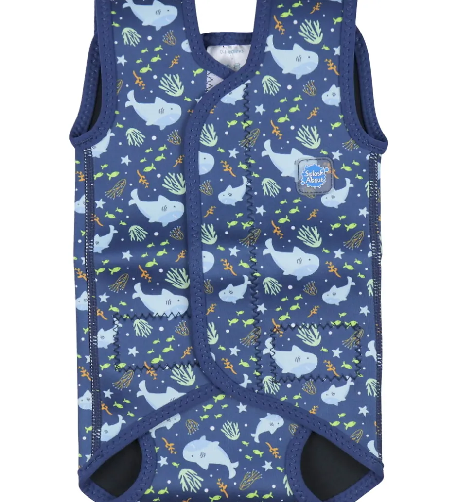 Svømmeveste|Svømning*Splash About Våddragt - Baby Wrap - Shark Reef