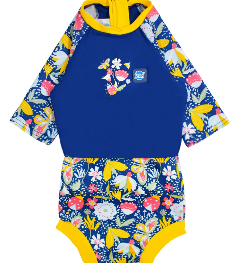 Våddragter|Snorkling*Splash About Våddragt - Happy Nappy - UV50+ - Garden Delight