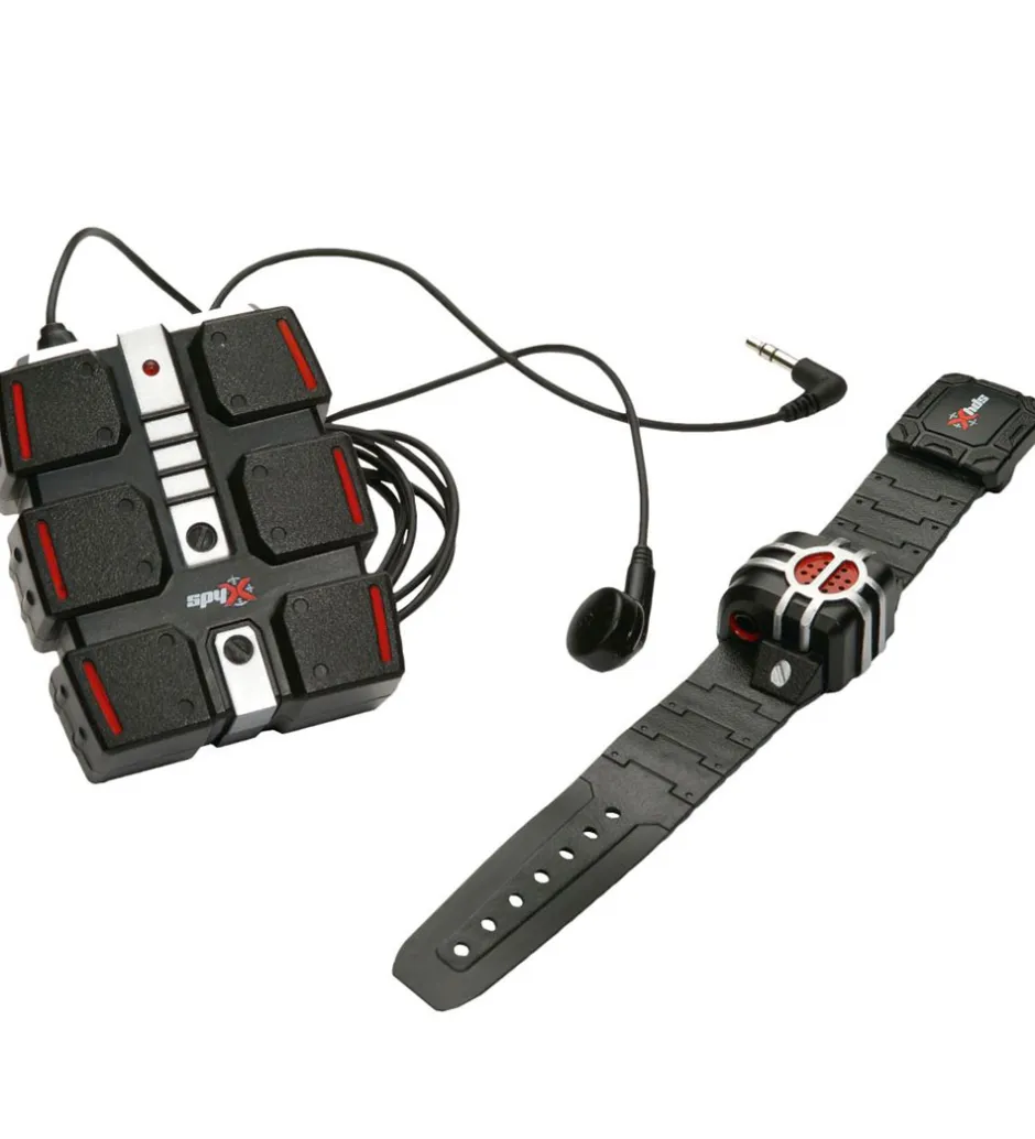 Walkie Talkies*SpyX Walkie Talkies - Secret Agent - 2 stk. - Sort